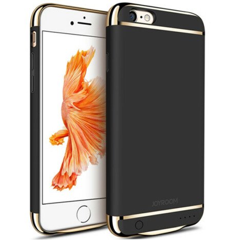 Husa Baterie Ultraslim iPhone 6 Plus/6s Plus, iUni Joyroom 3500mAh, Black