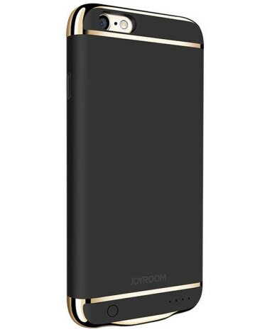 Husa Baterie Ultraslim iPhone 6/6s, iUni Joyroom 2500mAh, Black